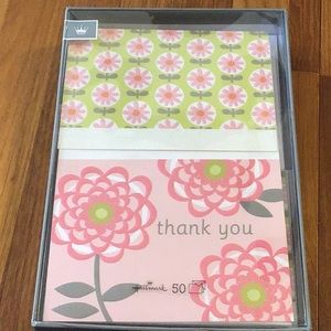 Hallmark 25 Thank You and 25 Blank  Card